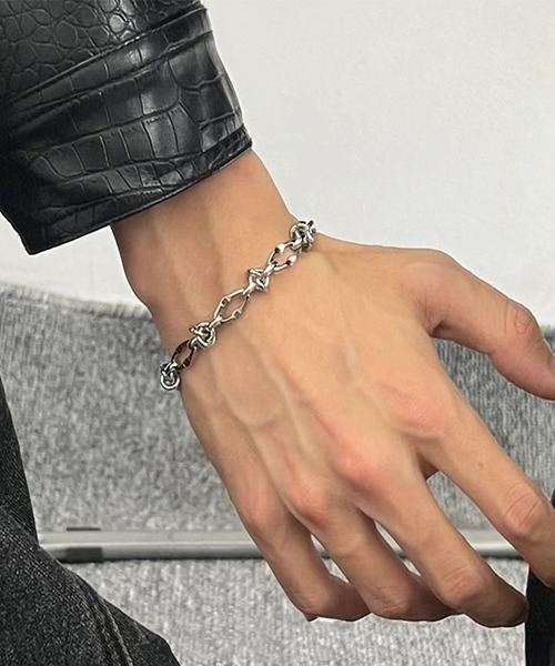 ARCHIVER ブレスレット 「Bz」シルバーチェーンブレスレット(T3