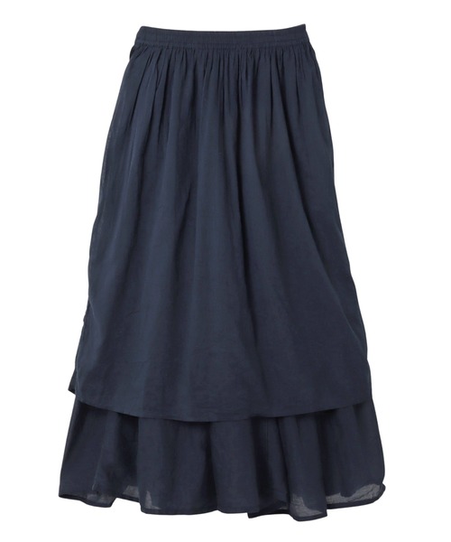 「andme」 「alma design」スカート M チャコールグレー レディース_画像7
