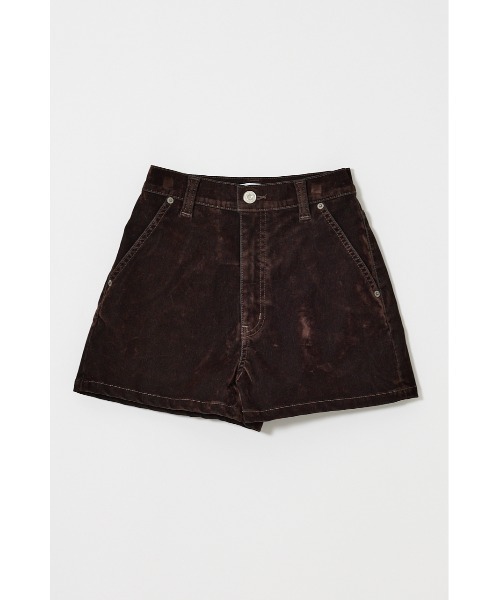 MOUSSY VELVET MICRO ショートパンツ ブラウン タグ付き MOUSSY（マウジー） パンツ VELVET MICRO ショーツ レディース