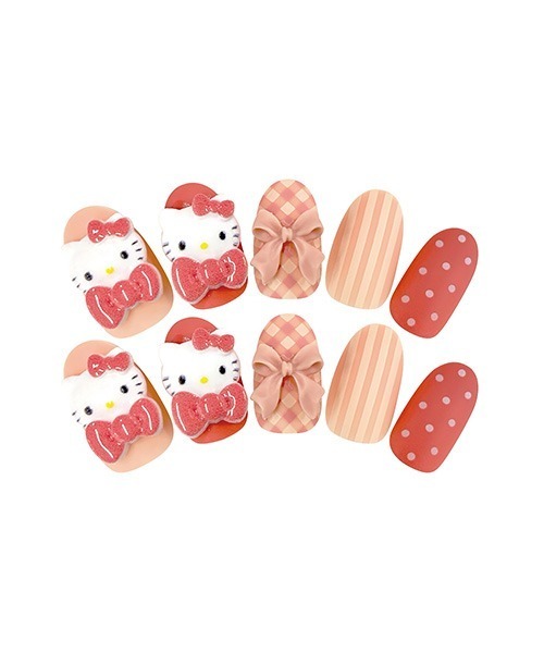 MARUKA（マルカ） ネイルチップ ネイルシール ハローキティー ネイル