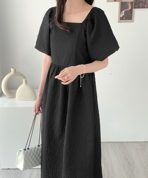 「emi+」 半袖ワンピース M モカ レディース_画像4