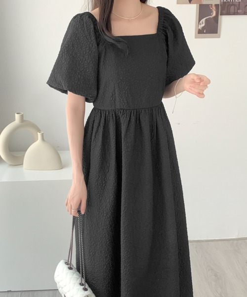 「emi+」 半袖ワンピース M モカ レディース_画像5