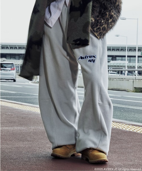 MOUSSY（マウジー） パンツ 「AVIREX×MOUSSY」FLEECE PANTS レディース