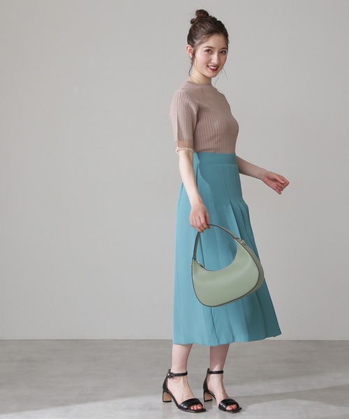 「N.（N. Natural Beauty Basic）」 半袖ニット MEDIUM オフホワイト レディース_画像3