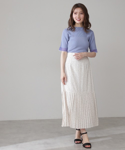「N.（N. Natural Beauty Basic）」 半袖ニット MEDIUM オフホワイト レディース_画像7