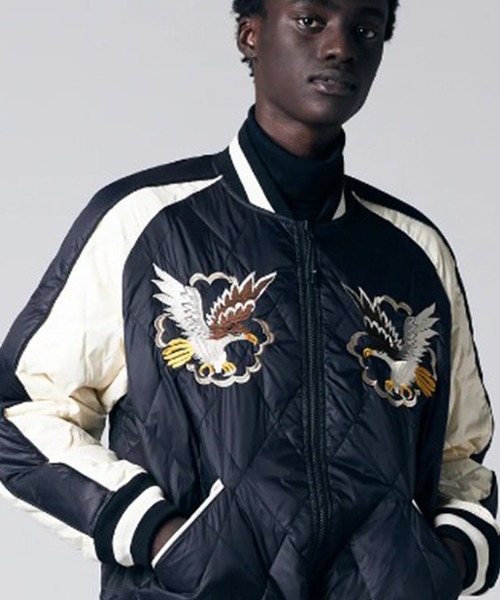 TAION（タイオン） スカジャン リバーシブル 800FP 2WAY ダウン