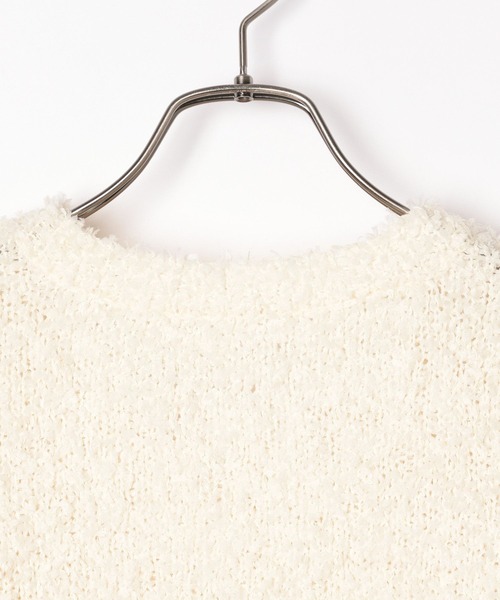 「Heather」 半袖ニット FREE レッド レディース_画像7