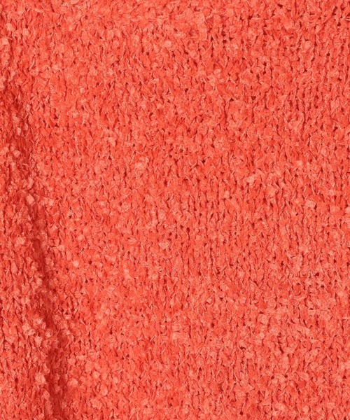 「Heather」 半袖ニット FREE レッド レディース_画像9