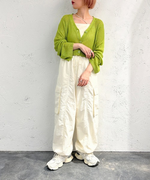 「apres jour mignon」 イージーパンツ X-LARGE ミント レディース_画像3