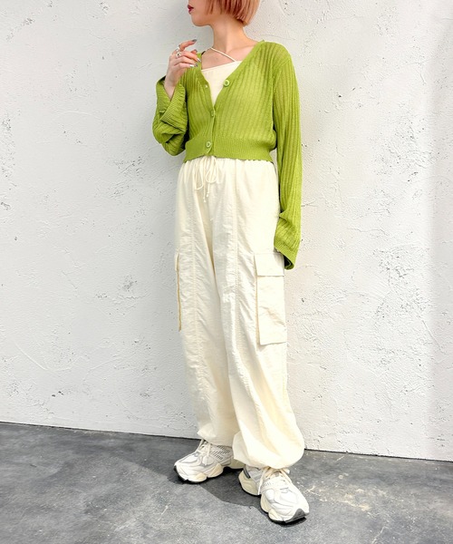 「apres jour mignon」 イージーパンツ X-LARGE ミント レディース_画像8