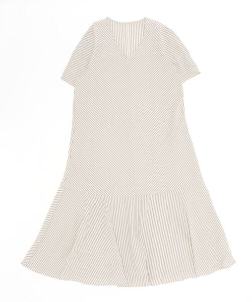 「BANICO」 半袖ワンピース LARGE グレー レディース_画像3