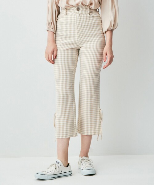 「DEICY」 クロップドパンツ 0 ブラック レディース_画像3