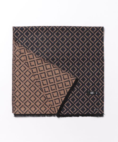 マフラー 「ハンドウォッシャブル」bugatti×V.FRAAS 四者混マフラー