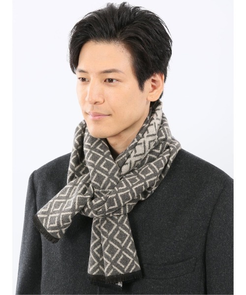 タカキュー（TAKA−Q）/【ハンドウォッシャブル】bugatti×V．FRAAS 四者混マフラー マフラー 「ハンドウォッシャブル」bugatti×V.FRAAS 四者混マフラー