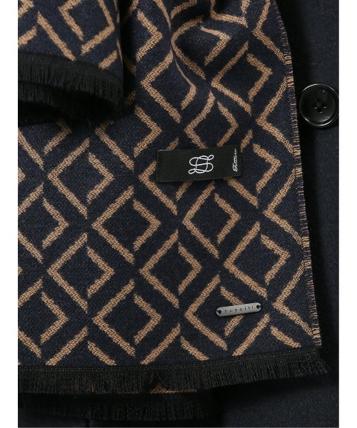 マフラー 「ハンドウォッシャブル」bugatti×V.FRAAS 四者混マフラー