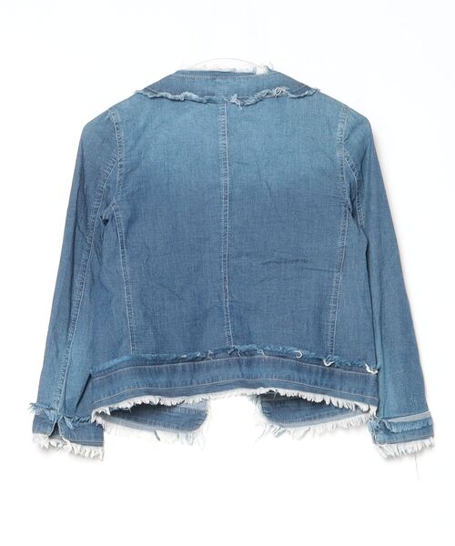 「PAOLA FRANI」 デニムジャケット 38 ブルー レディース_画像2