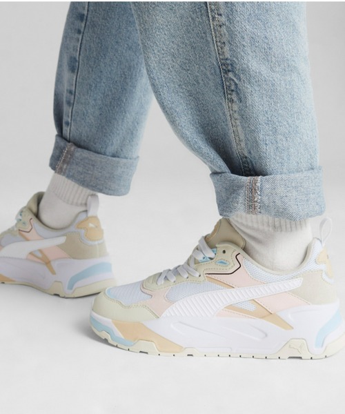 PUMA（プーマ） ローカットスニーカー 23.5cm ピンク メンズ