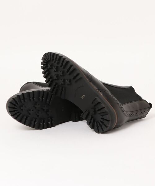 「ALPHA CUBIC」 ショートブーツ 24.5cm ブラック レディース_画像6