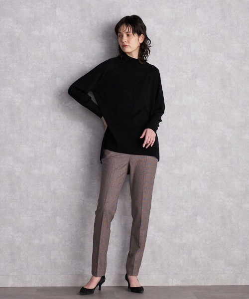 「la.f…」 長袖ニット 9号 ボルドー レディース_画像5