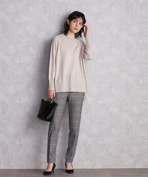 「la.f…」 長袖ニット 9号 ボルドー レディース_画像9