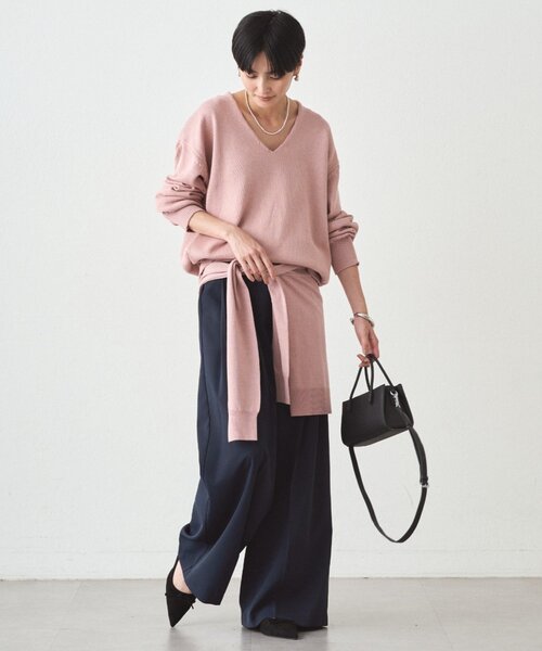 Loungedress（ラウンジドレス） ニット セーター コットンVニット