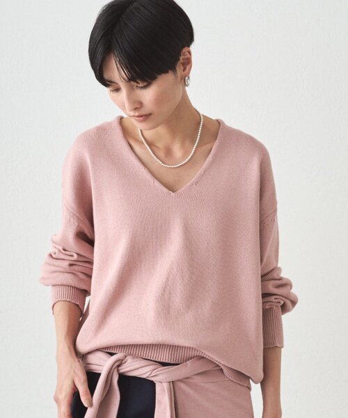 Loungedress（ラウンジドレス） ニット セーター コットンVニット