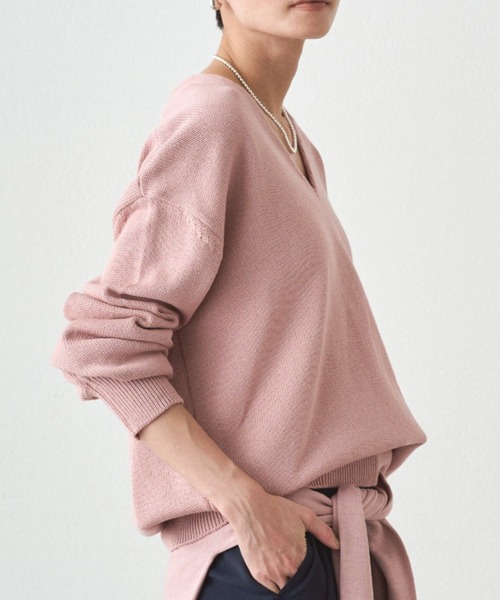 Loungedress（ラウンジドレス） ニット セーター コットンVニット
