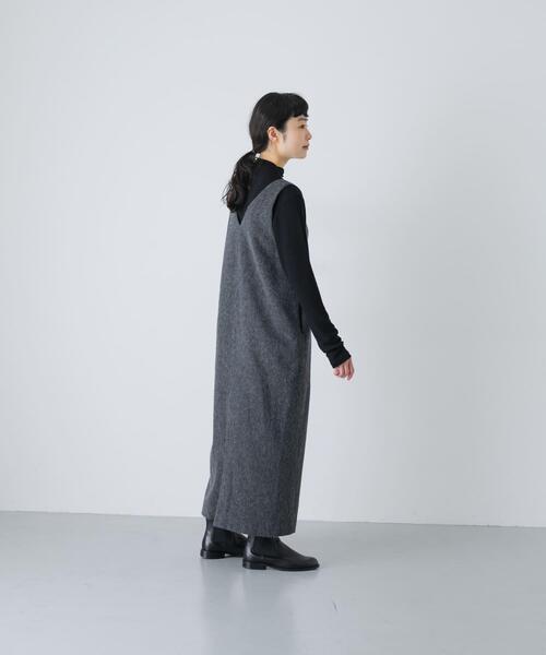 かぐれ ワンピース Vネックウールシャギーワンピース : ZOZOTOWN Yahoo