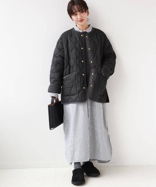 「JOURNAL STANDARD relume」 キルティングブルゾン FREE ブラック レディース_画像7