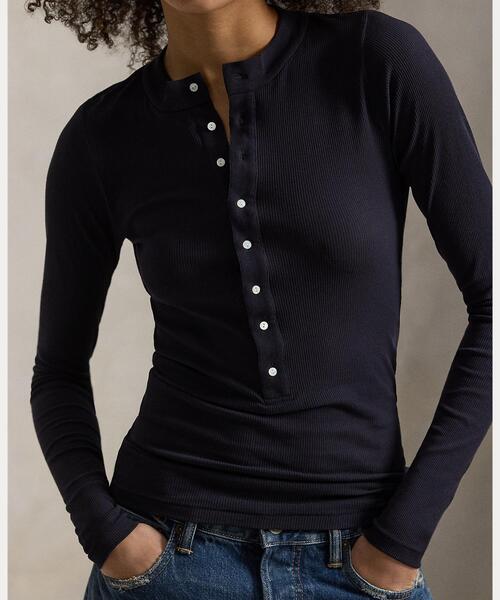POLO RALPH LAUREN（ポロ・ラルフローレン） tシャツ リブ コットン