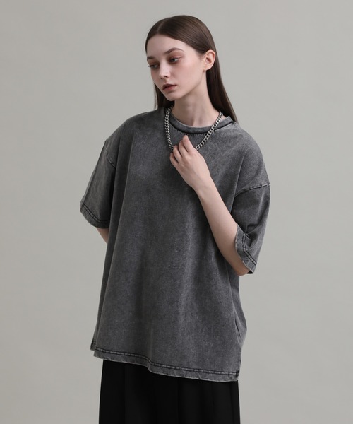 「ELLUV」 半袖Tシャツ S グレー メンズ_画像8