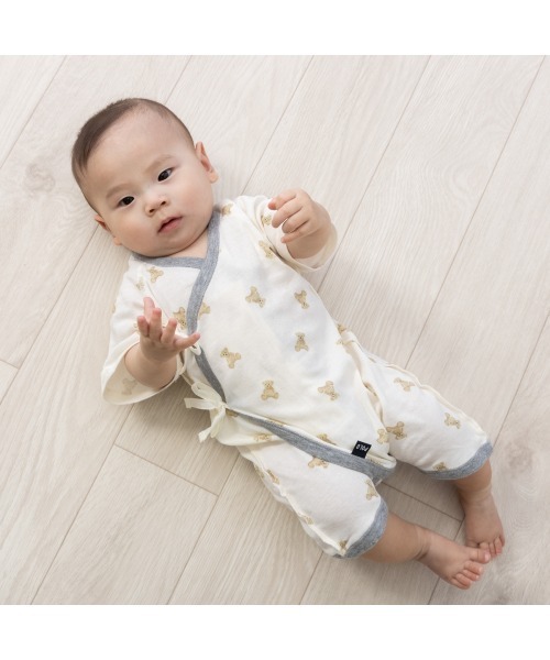 PETIT BATEAU（プチバトー） ベビー肌着 半袖あわせボディ3枚組