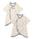 ベビー肌着 POLO BCS2枚組 新生児ロン...の詳細画像5