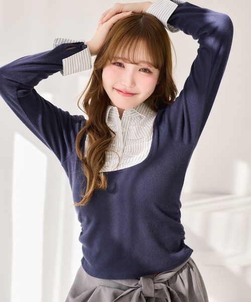 Rady レイヤードトップス ドッキングトップス Rady - Rady レイヤードトップス ドッキングトップスの通販 by Rady's