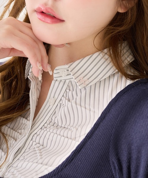 専用rosymonster スノードッキングトップス　レイヤード one after another NICE CLAUP tシャツ レイヤードドッキングトップス