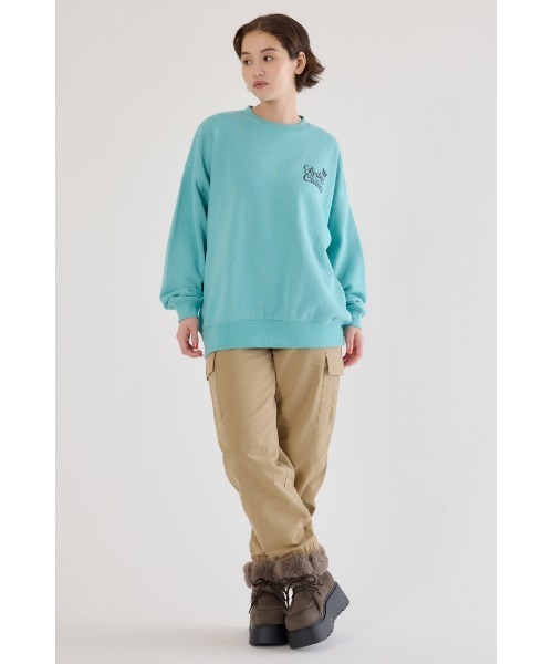 RODEO CROWNS TEAM スウェット アイボリー 限定商品 RODEO CROWNS WIDE BOWL | フェイクファーロゴスウェットトップス