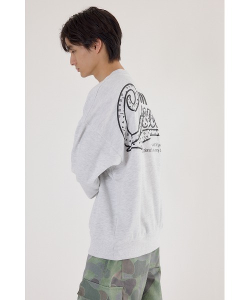 ロデオクラウンズ　アサプロ　スエット　グレー RODEO CROWNS WIDE BOWL（ロデオクラウンズワイドボウル）の「NFL