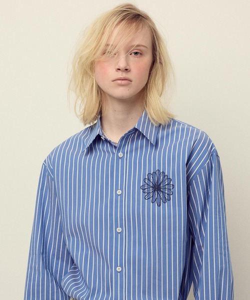 Mardi Mercredi（マルディメクルディ） ブラウス シャツ COTTON SHIRT