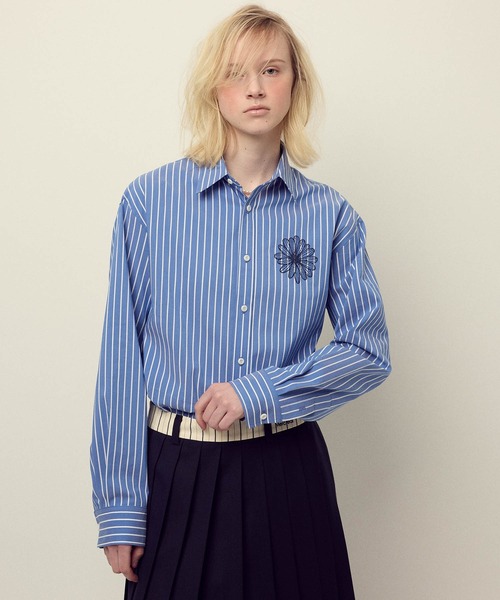 Mardi Mercredi（マルディメクルディ） ブラウス シャツ COTTON SHIRT