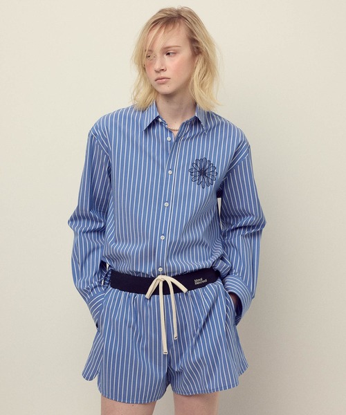 Mardi Mercredi（マルディメクルディ） ブラウス シャツ COTTON SHIRT 
