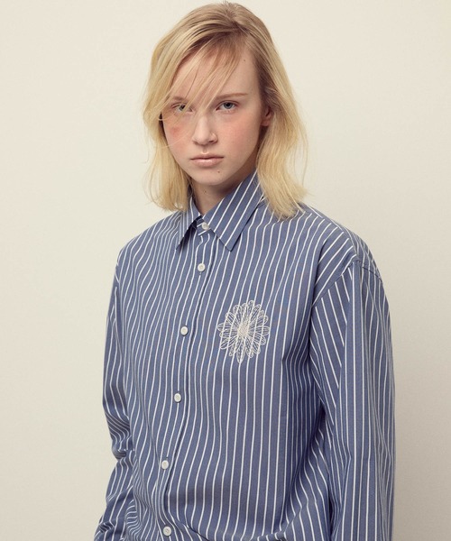 Mardi Mercredi（マルディメクルディ） ブラウス シャツ COTTON SHIRT