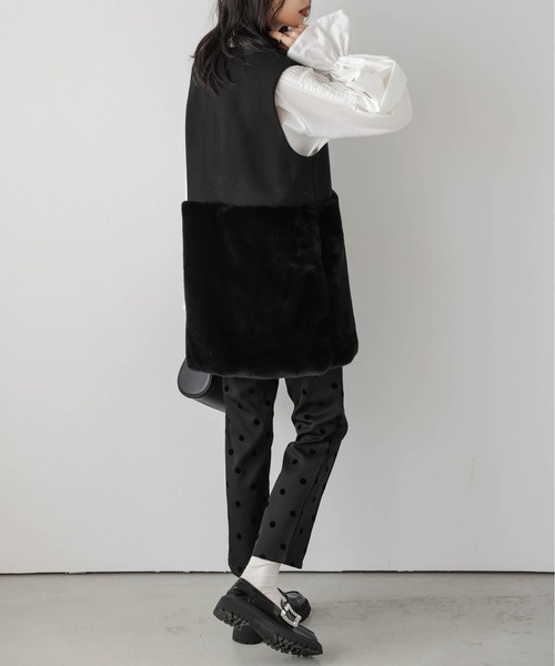 「SUGAR BISKET」 「La-gemme」ベスト フリー ブラック レディース_画像5