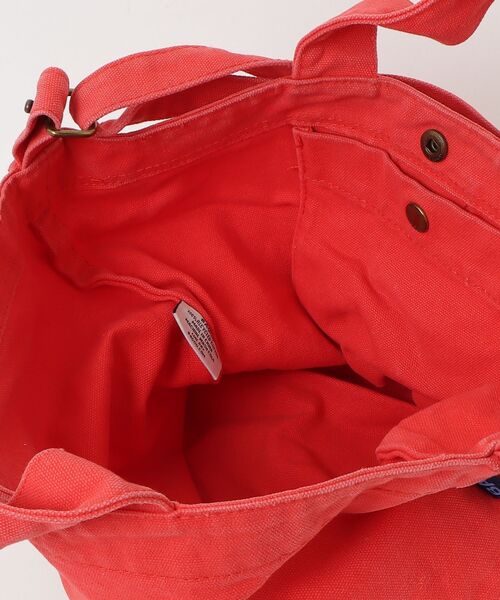 「BAGGU」 ワンポイント2WAYバッグ - レッド レディース_画像4