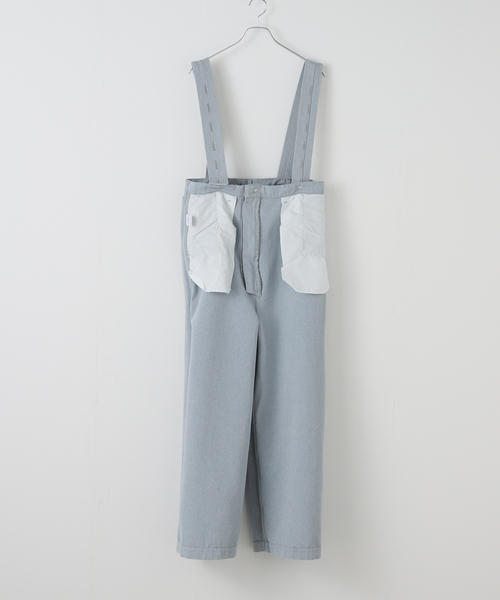 サロペット オーバーオール QUIITO RECICLE WORK OVERALL Q26S-D133：オーバーオール レディースの画像