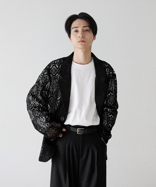 「Nilway」 テーラードジャケット LARGE アイボリー メンズ_画像9