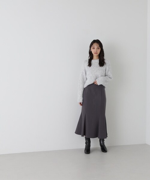 「NATURAL BEAUTY BASIC」 長袖ニット FREE ブラウン レディース_画像5