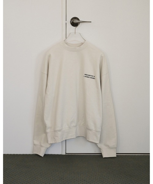 anuke（アンヌーク） トレーナー スウェット Embroidery Logo Sweat
