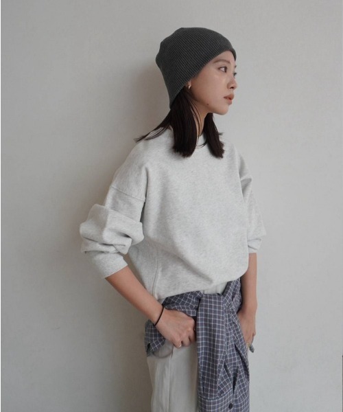 anuke（アンヌーク） トレーナー スウェット Embroidery Logo Sweat