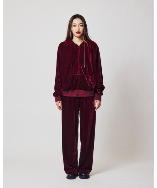 KEBOZ（ケボズ） パーカー SS×KBZ VELOUR HOODIE レディース