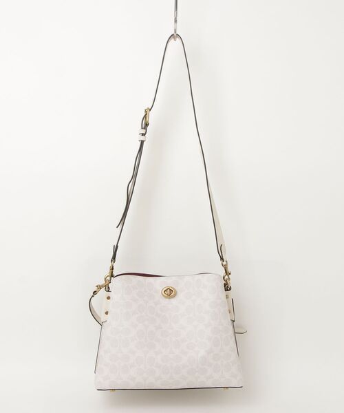 「COACH」 2WAYバッグ フリ- ホワイト系その他 レディース